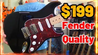 Donner DST-152B Full Demo & Review - Quality Electric Guitar for just $199? #guitarreview #donner