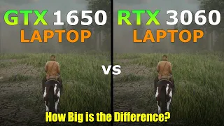 GTX 1650 vs RTX 3060 Laptop - Gaming Test - How Big is the Difference?