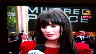 Emmys 2011-Lea Michele on Red Carpet