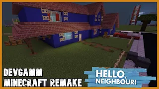 Hello Neighbor DevGamm Minecraft remake