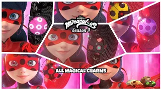 MIRACULOUS LADYBUG | SEASON 4: All Magical Charms | (ENGLISH DUB)