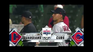 MLB on FOX intro Guardians at Cubs