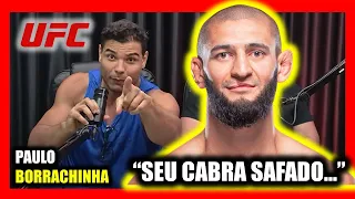 Paulo Costa Borrachinha manda recado para Khamzat Chimaev, seu cabra safado...