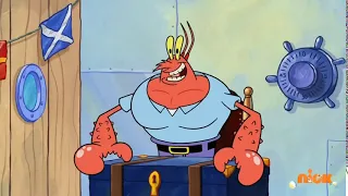 Larry as Mr. Krabs