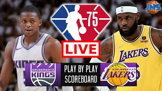 NBA LIVE : LOS ANGELES LAKERS VS SACRAMENTO KINGS LIVE | SCOREBOARD STREAMING TODAY 2021