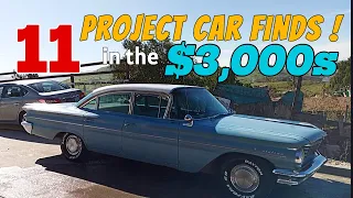 TOP 11 CLASSIC CARS UNDER $4,000 (OBO)  on Facebook marketplace FOR SALE - New update