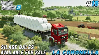Field Preparation, Silage Bale Sales, Grass Mowing, and Collection | La Coronella | FS 22 | ep #15