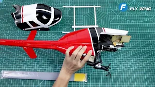 FLYWING BELL206-V2 scale rc HELICOPTER Assembly Tutorial