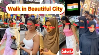 Indian Walk 1M | Beautiful city of INDIA | People walking | street style #walkingtour #india