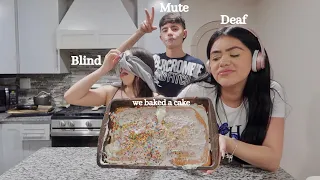 Blind, Deaf, & Mute Cooking Challenge *CHAOTIC*