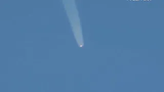Во время старта ракеты-носителя "Союз-ФГ" с космодрома Байконур произошла авария