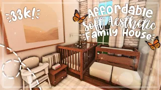 No Gamepass Affordable Soft Family Starter Home I Bloxburg Build and Tour - iTapixca Builds