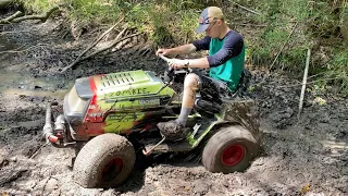 Swampy Mud Hole with 3 Mowers