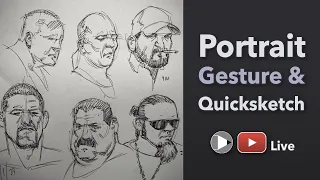 Portrait Gesture and Sketching Demo