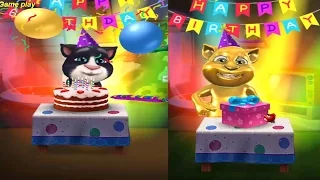 My Talking Tom kid VS ADULT SIZE / LEVEL 12 Vs LEVEL 39 Gameplay