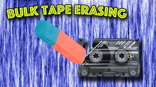 A quick video on bulk tape erasing.