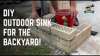 How to build your own outdoor sink