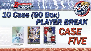 CASE #5 of 10   -   2020 Bowman's Best 10 Case (80 Box) PLAYER BREAK eBay 12/29/20