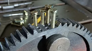 HOW TO REPAIR  A LATHE MACHINE BACK GEAR | FIRE METAL