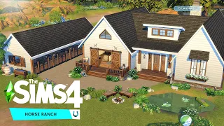 BUILDING A RANCH & HORSE STABLES 🐴 | Sims 4 Horse Ranch