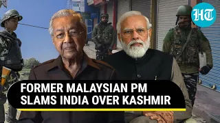 'India Bullying...': Ex-Malaysian PM Draws Kashmir-Gaza Parallels Amid Israel-Hamas War | Watch