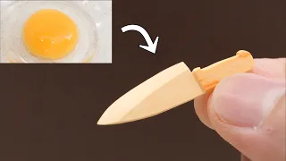 sharpest Fake egg kitchen knife in the world