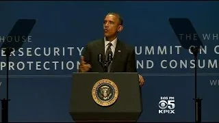 Pres. Obama Speaks At Stanford Conference on Cyber Security