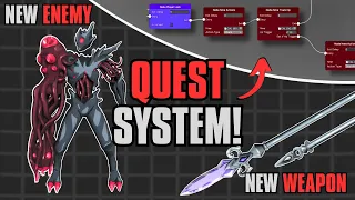 Adding a new QUEST SYSTEM to our upcoming INDIE GAME! | Devlog 04