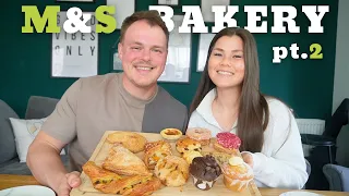 trying the *ENTIRE* bakery from M&S!! | PART 2 | April 2024
