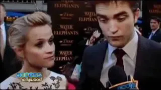Robert Pattinson and Reese Witherspoon Acces Hollywood Interview Water for Elephants Premiere