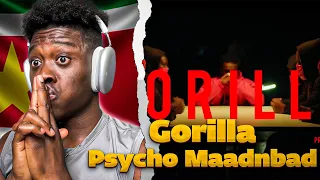 Psycho Maadnbad - Gorilla (Official Video Clip) 🇸🇷🔥Prod. By Gillio REACTION