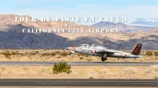 Tour de piste en Fouga Magister à California City Airport