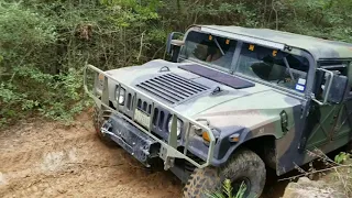 2016 frontier 2004 jeep and a humvee off roading