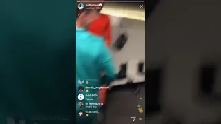 Tottenham players in dressing room after Ajax Victory PART 1