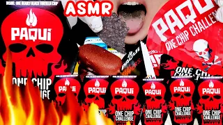 ASMR PAQUI *ONE CHIP CHALLENGE* & NUCLEAR FIRE NOODLES 원칩챌린지 핵불닭볶음면 세계에서 가장 매운 과자 먹방 EATING SOUNDS.