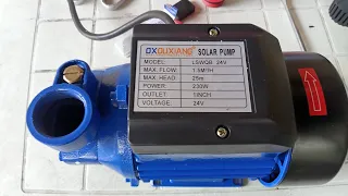 12v (180w)/24v (230w) Solar Water Pump Unboxing