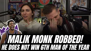 Malik Monk ROBBED of NBA 6th man of the year!