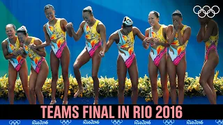 Artistic Swimming  🏊‍♀️ 🤸‍♀️ Teams Final Rio 2016