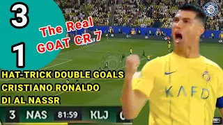 Double Goals Cristiano Ronaldo di Al Nassr 3-1 Al Khaleej