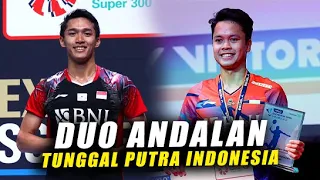 Anthony Sinisuka Ginting dan Jonatan Christie untuk Agenda Badminton 2023