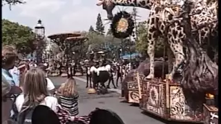 The Lion King Parade in Disneyland 1995