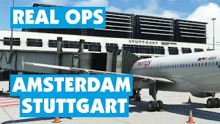 Amsterdam (EHAM) - Stuttgart (EDDS) | Real Operations | Eurowings