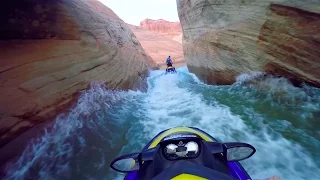 Jet Ski Water Fight Lake Powell (Arizona / Utah) w/ Sea-Doo and GoPro Slot Canyons 2016 Part 1 HD