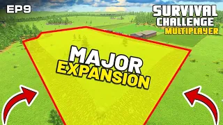 MAJOR EXPANSION TO THE FARM! | Survival Challenge Multiplayer | FS22 - Episode 9