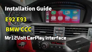 E92 E93 BMW CCC CarPlay Android auto installation