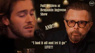 Björn at Benjamin Ingrosso Show