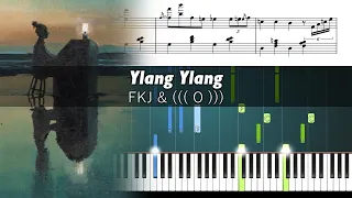 How to play the beautiful (!) piano song Ylang Ylang by FKJ