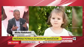 INFO JUTRO - Proširena potraga za nestalom Dankom: Počele teorije o kidnapovanju!