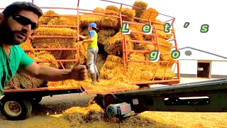 Unloading Straw | Wheat Harvest Finished!