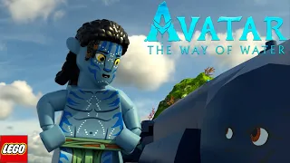 Lo'ak meets Payakan | LEGO Avatar: The Way Of Water